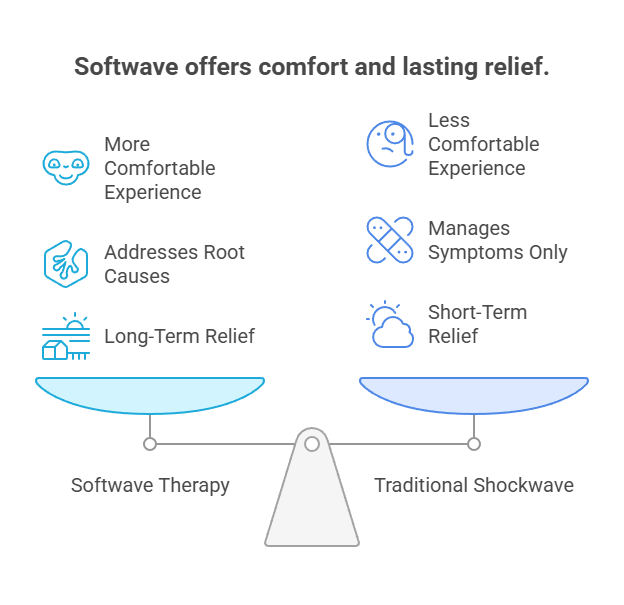 Benefits of Softwave Therapy Compared to Traditional Shockwave Therapy Waters Edge Medical Clinic Benefits of Softwave Therapy Compared to Traditional Shockwave Therapy