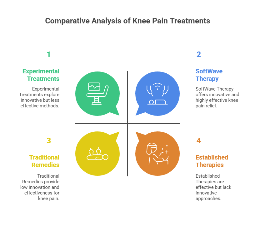 Comparing SoftWave with Other Knee Pain Treatment Options Waters Edge Medical Clinic Comparing SoftWave with Other Knee Pain Treatment Options