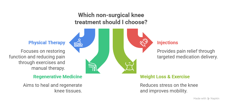 Safe Knee Treatment Without Surgery Waters Edge Medical Clinic Safe Knee Treatment Without Surgery